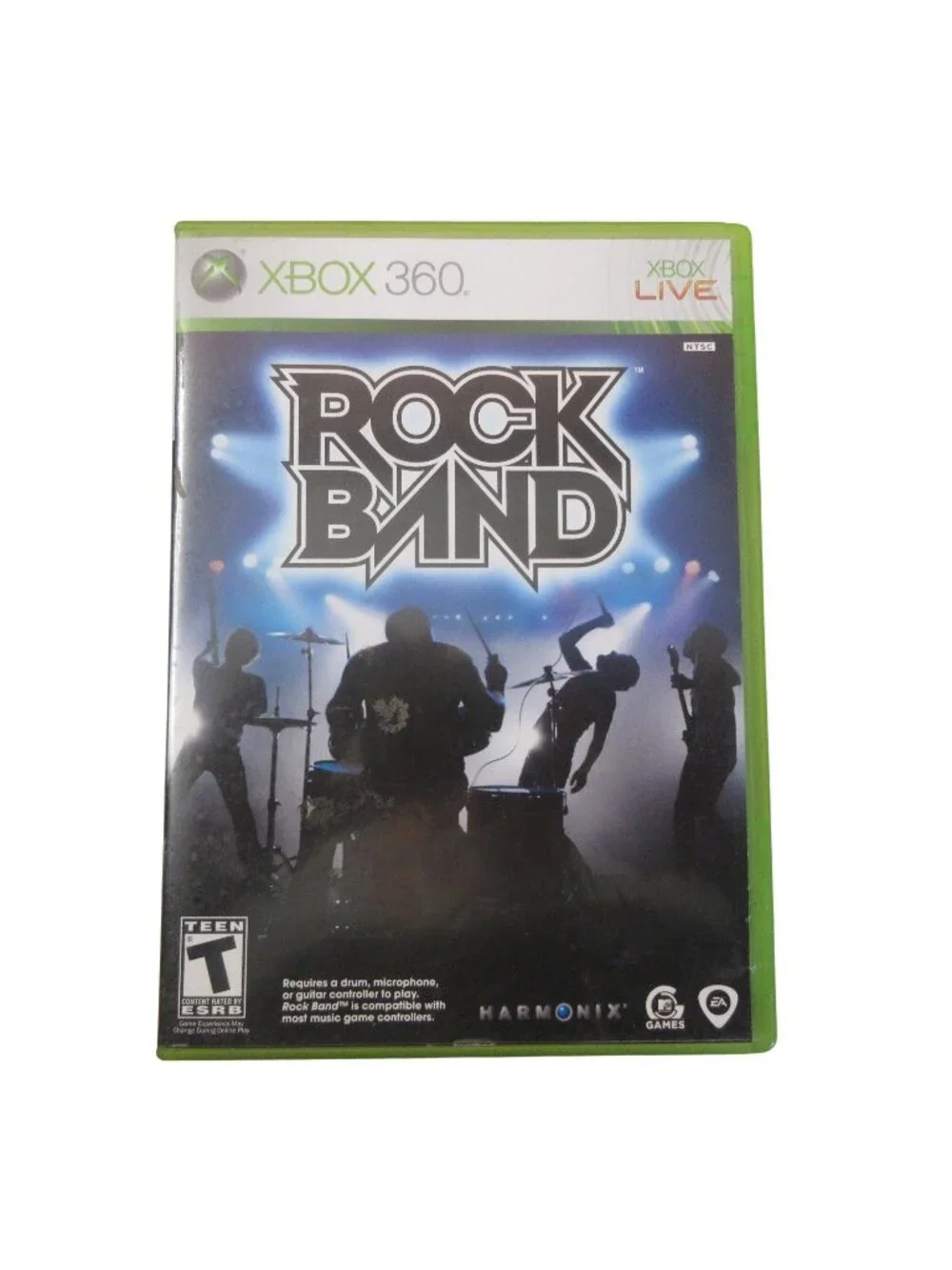 Rock Band (Microsoft Xbox 360, 2007) Complete In Box With Manual